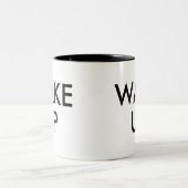 wakker worden | Fun Humor Slogan Tea Coffee Mok (Center)