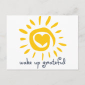 Wakker worden Grateful Briefkaart (Voorkant)