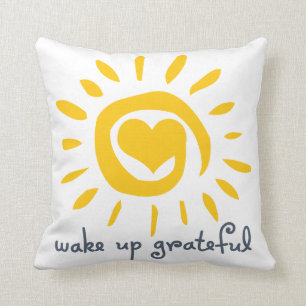 Wakker worden Grateful Kussen
