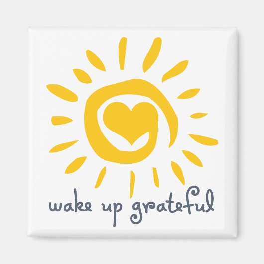 Wakker worden Grateful Magneet (Voorkant)