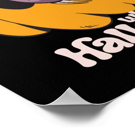 Wakker worden, het is Halloween Funny Slapende Slo Poster (Hoek)