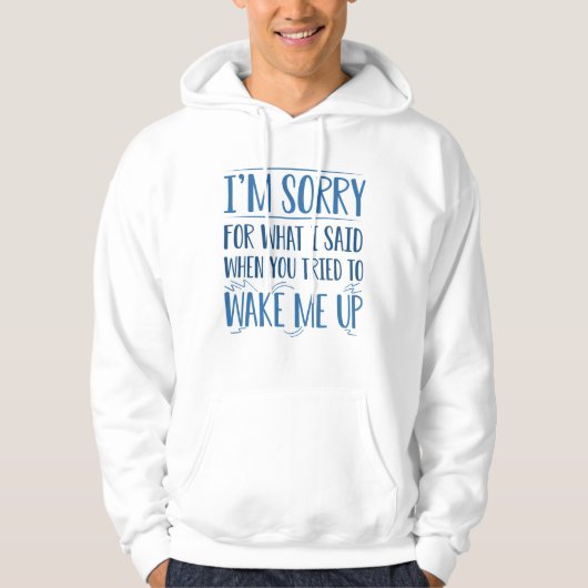 Wakker worden hoodie (Voorkant)