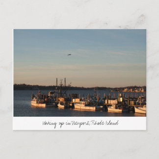  Wakker worden in Newport, Rhode Island Briefkaart