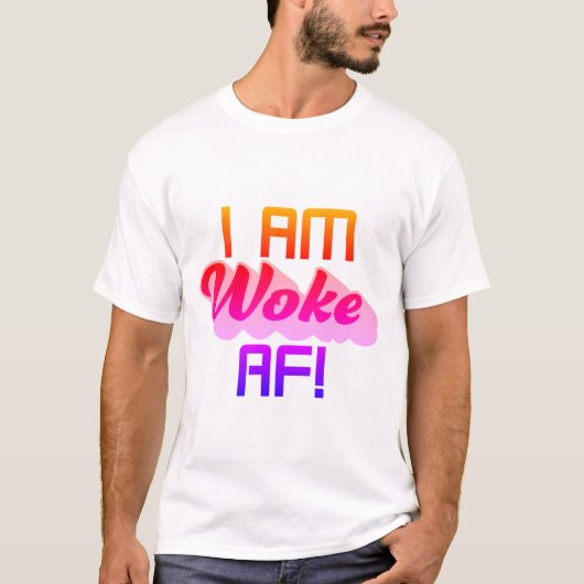 Wakker worden is een goede zaak! t-shirt (Voorkant)