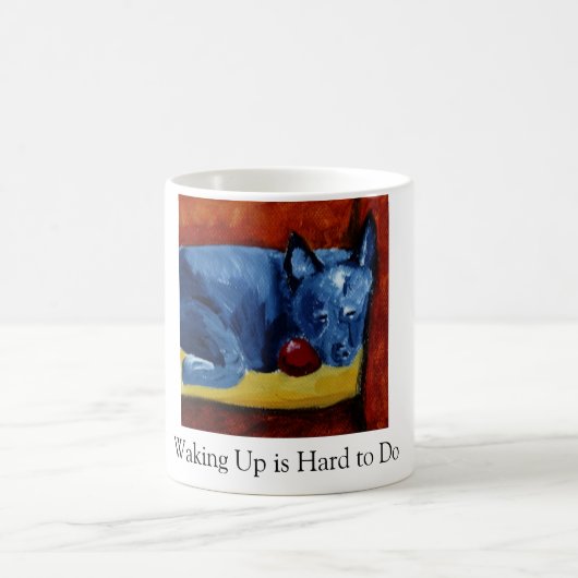 Wakker worden is moeilijk te doen koffiemok (Center)