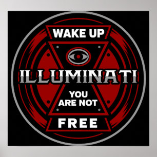 Wakker worden je niet vrij illuminati poster