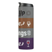 Wakker worden koffie doen dingen wijn thermosbeker (Geroteerd rechts)