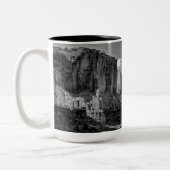 Wakker worden koffie tweekleurige koffiemok (Links)