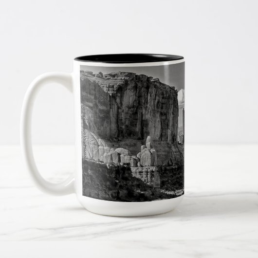 Wakker worden koffie tweekleurige koffiemok (Links)