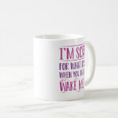 Wakker worden koffiemok (Voorkant rechts)