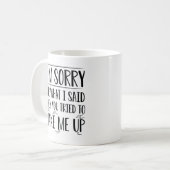 Wakker worden koffiemok (Voorkant links)
