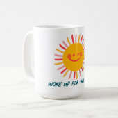 Wakker worden koffiemok (Voorkant links)