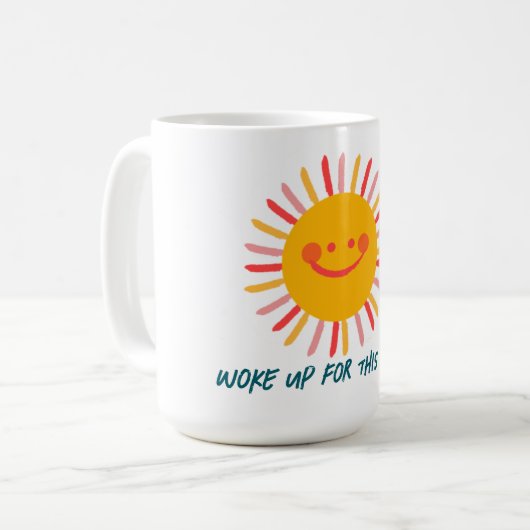 Wakker worden koffiemok (Voorkant links)