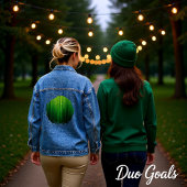 Wakker worden met de hartslag van het bos denim jacket