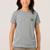 Wakker worden met de hartslag van het bos Tri-Blend shirt (Voorkant)