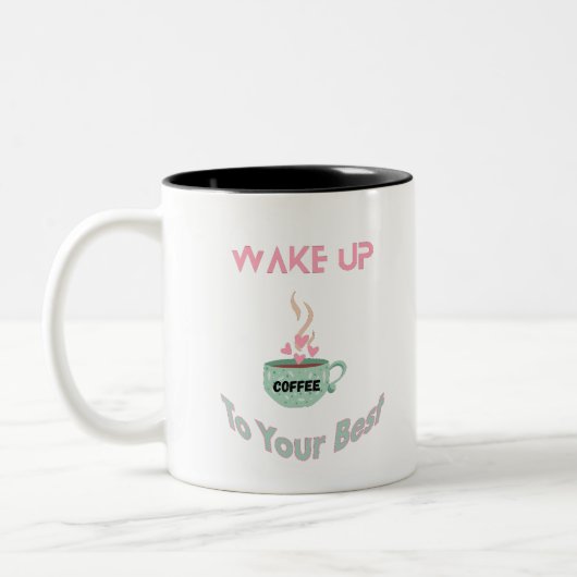 Wakker worden met je beste koffie Mok 😊☕️ (Links)