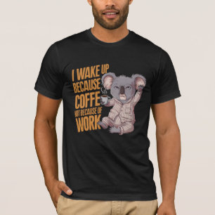 Wakker worden met Koala Coffee. drink koffiemoment T-shirt