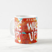 Wakker worden! Met Persoonlijk Bericht Koffiemok (Voorkant links)