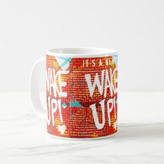 Wakker worden! Met Persoonlijk Bericht Koffiemok (Voorkant links)