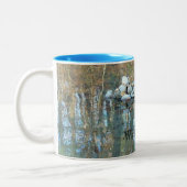 Wakker worden Mok met Walden Pond Cairn (Links)