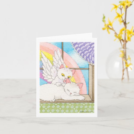 Wakker worden! Notecard Kaart (Gele Bloem)