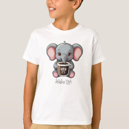 Wakker worden olifant t-shirt