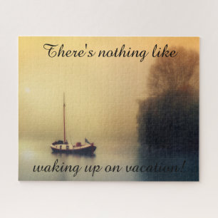 Wakker worden op vakantie legpuzzel
