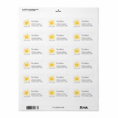 Wakker worden opgewonden etiket (Full Sheet)
