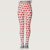 Wakker worden Rode Leggings (Voorkant)