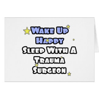 Wakker worden...Slaap met een trauma chirurg