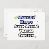 Wakker worden...Slaap met een trauma chirurg Briefkaart (Voorkant / Achterkant)