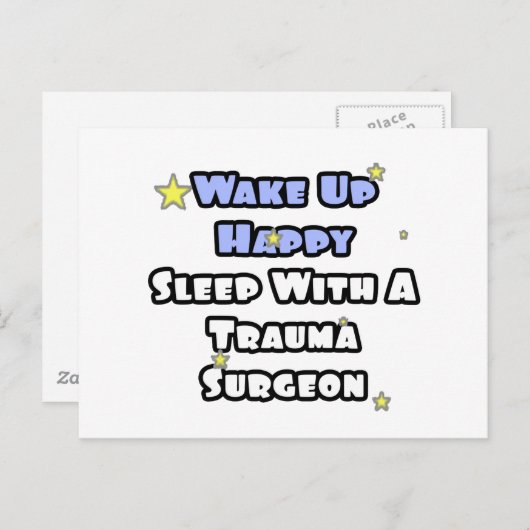 Wakker worden...Slaap met een trauma chirurg Briefkaart (Voorkant / Achterkant)
