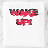 Wakker worden! Sticker (Tas)
