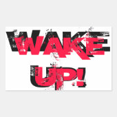 Wakker worden! Sticker (Voorkant)