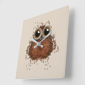 Wakker worden, Wise Owl Vierkante Klok (Hoek)