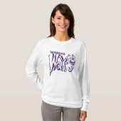 Wako paarse inkt t-shirt (Voorkant volledig)