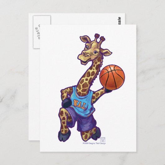 WAL Basketball Briefkaart (Voorkant / Achterkant)