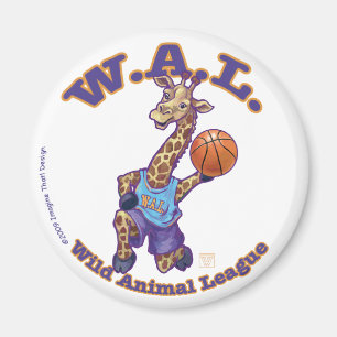 WAL Basketball Magneet
