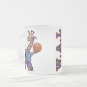 WAL Basketball Matglas Koffiemok (Voorkant links)