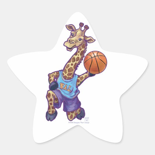 WAL Basketball Ster Sticker (Voorkant)