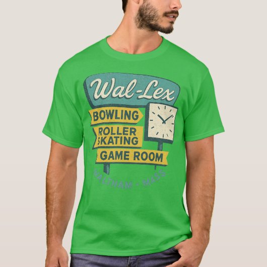 Wal-Lex Retro Bowling Rollerway  T-shirt (Voorkant)