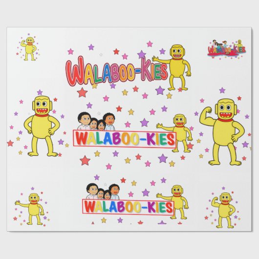 Walabookies-cadeaupapier Cadeaupapier (Vlak)