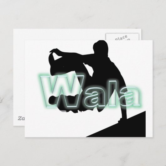 Wala's merk briefkaart (Voorkant / Achterkant)