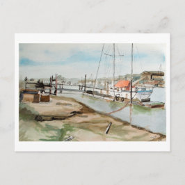 Walberswick Haven Suffolk Kust Kunst Briefkaart