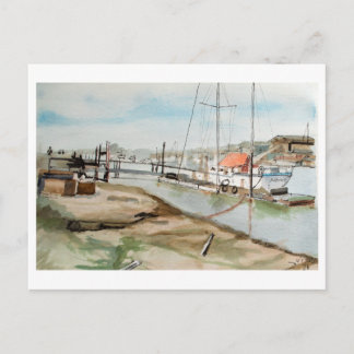 Walberswick Haven Suffolk Kust Kunst Briefkaart