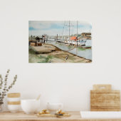 Walberswick Haven Suffolk Kust Kunst Poster (Keuken)