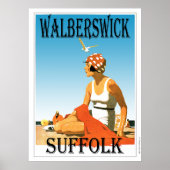 Walberswick Suffolk  strand Poster (Voorkant)