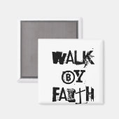 Walby Faith 2 Corinthians 5:7 Magnet (Voorkant / Achterkant)