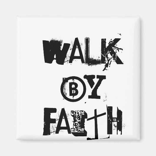 Walby Faith 2 Corinthians 5:7 Magnet (Voorkant)