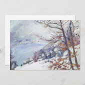 Walchensee in de winter | Lovis Corinth (Voorkant / Achterkant)